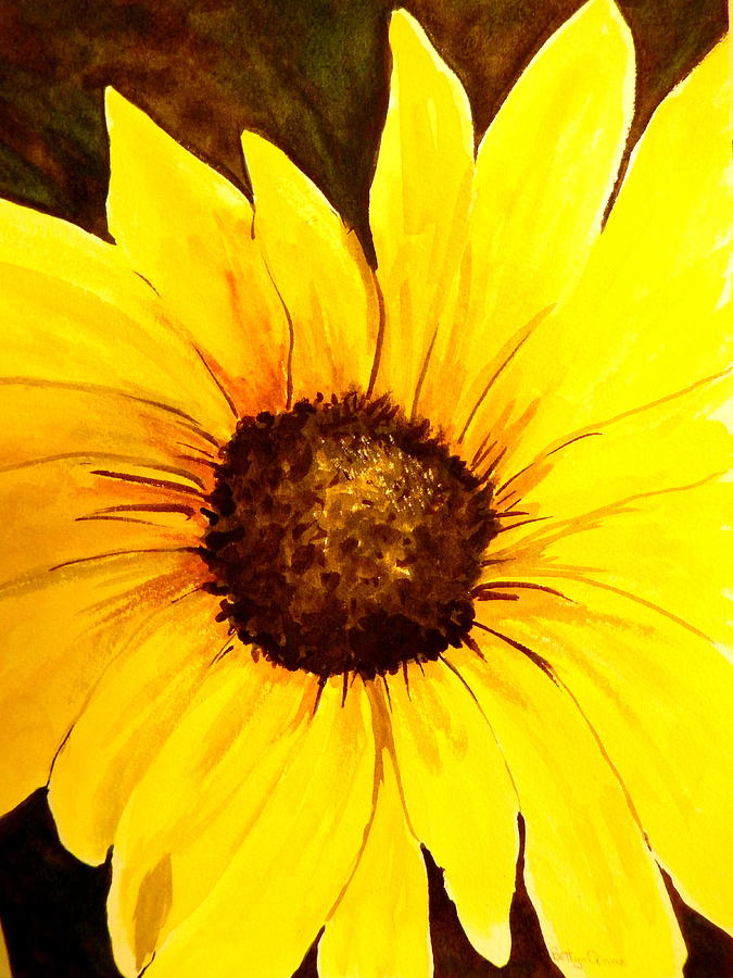 Sunflower Painting - My Sunshine by Betty-Anne McDonald