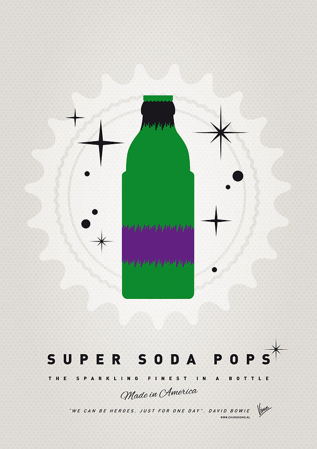 Hulk Digital Art - My SUPER SODA POPS No-11 by Chungkong Art
