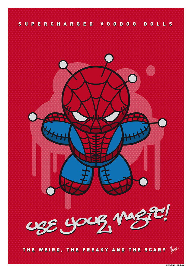 Spider-man Movie Digital Art - My SUPERCHARGED VOODOO DOLLS SPIDERMAN by Chungkong Art