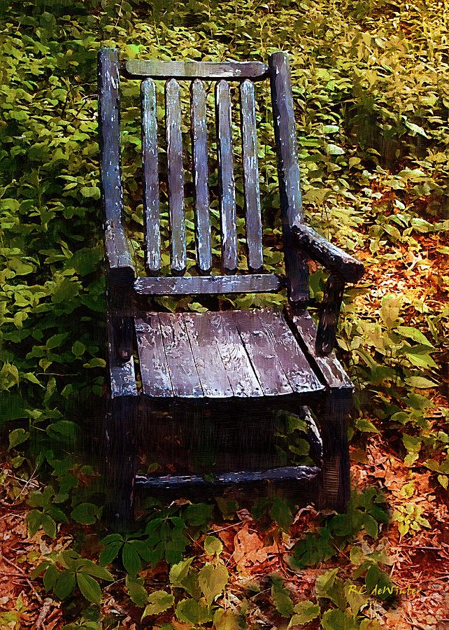My Thinking Chair Painting by RC DeWinter