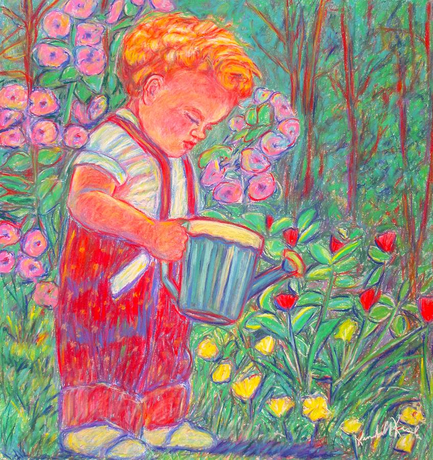 Flower Painting - My Turn by Kendall Kessler