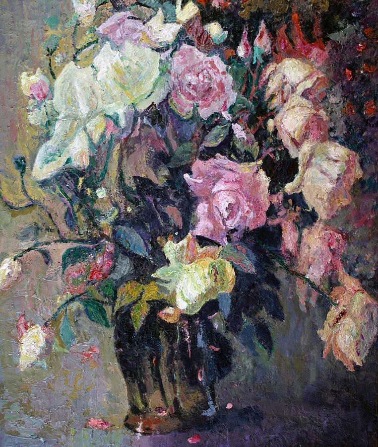 Flower Painting - My Valentine Bouquet by Benjamin Johnson