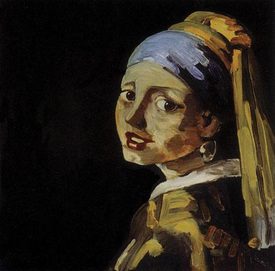 My Vermeer Painting by Kerrie B Wrye