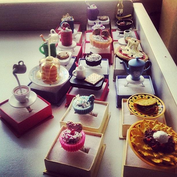 Jewelry Photograph - My Wife Made Miniature Food Jewelry by Futoshi Takami