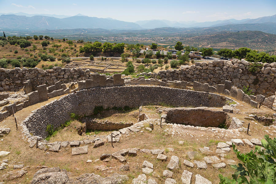 Mycenae, Argolis, Peloponnese, Greece Photograph by Panoramic Images ...