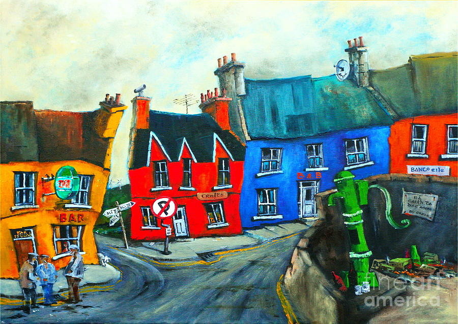MyLO in Eyeries West Cork Mixed Media by Val Byrne