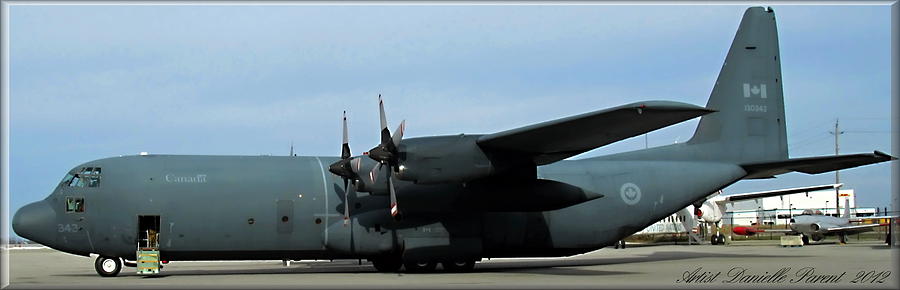 Vintage Photograph - Lockheed C-130 Hercules by Danielle  Parent