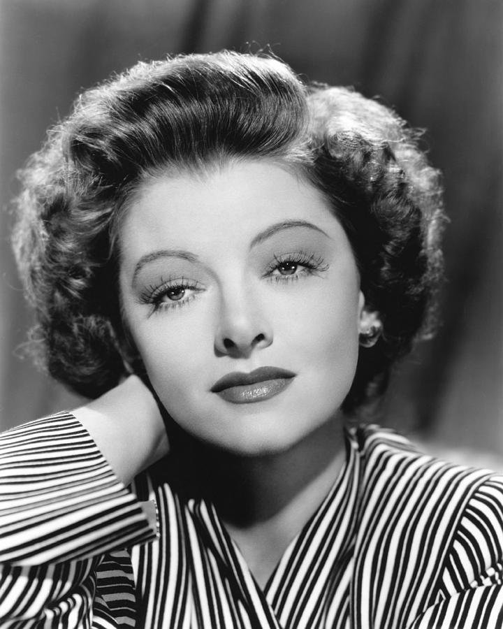 Myrna Loy, Mgm Portrait, Circa 1944 Photograph by Everett