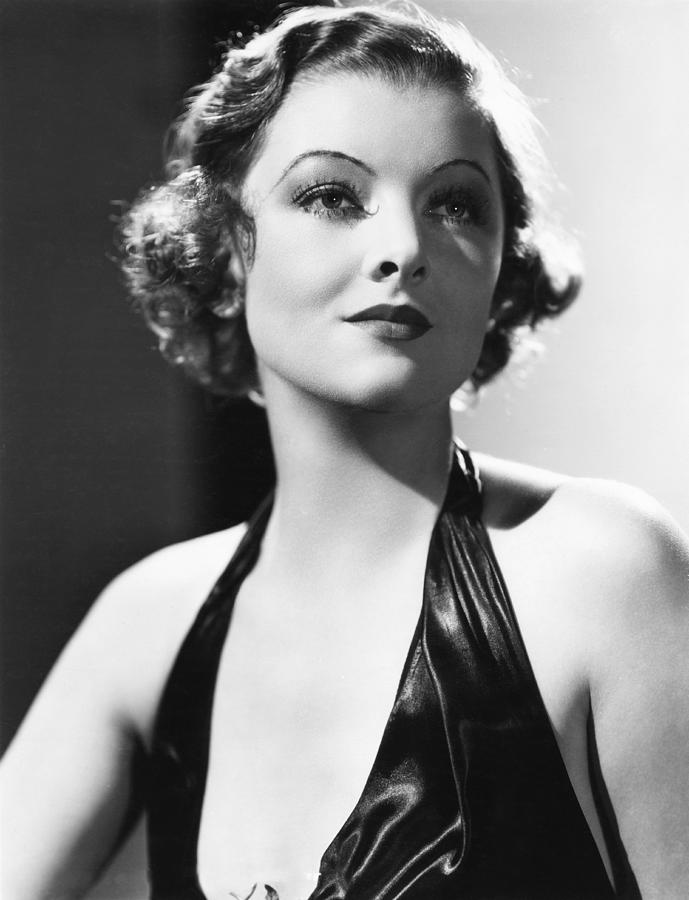 Myrna Loy, Mgm Portrait, Mid 1930s Photograph by Everett