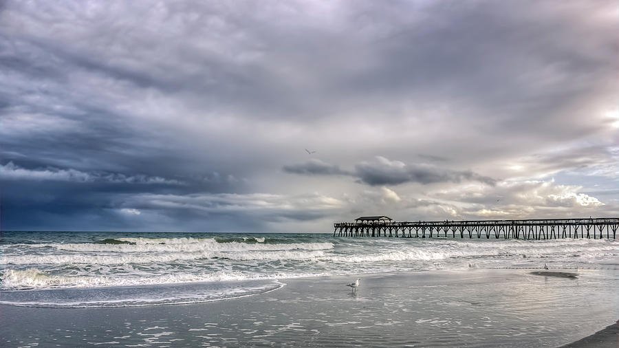 Myrtle Beach Fishing Pier Photograph by Travelers Pics