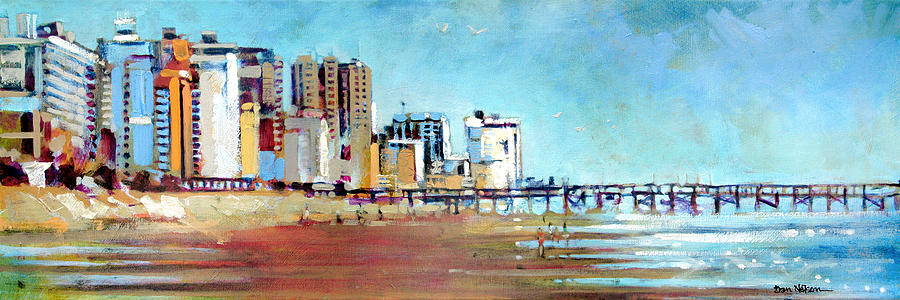 Myrtle Beach Morning Painting by Dan Nelson
