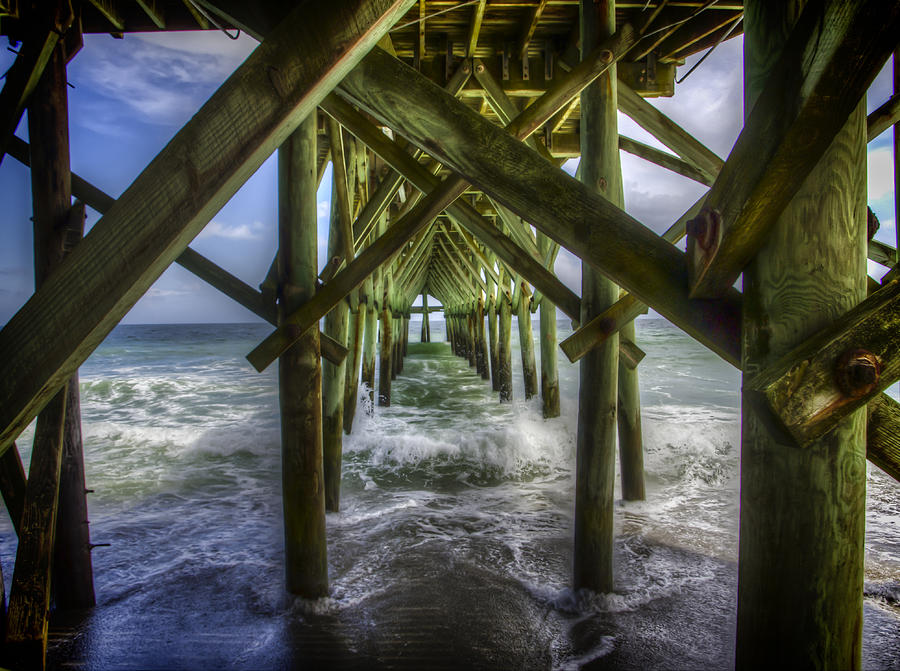 Myrtle Beach Pier Photograph By Valerie Mellema 