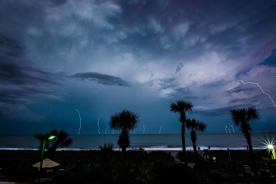 Myrtle Beach Storm Photograph by Randy Scherkenbach
