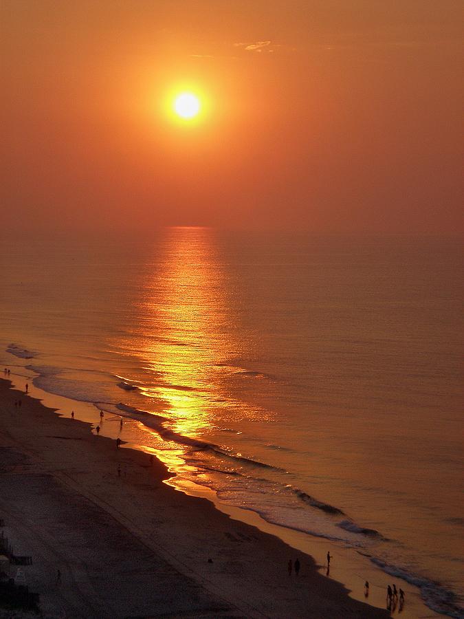 Beach Photograph - Myrtle Beach Sunrise by Bill Noonan
