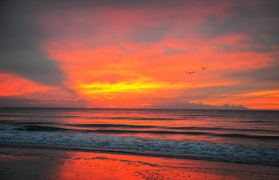 Myrtle Beach Sunrise Photograph by Mary Timman