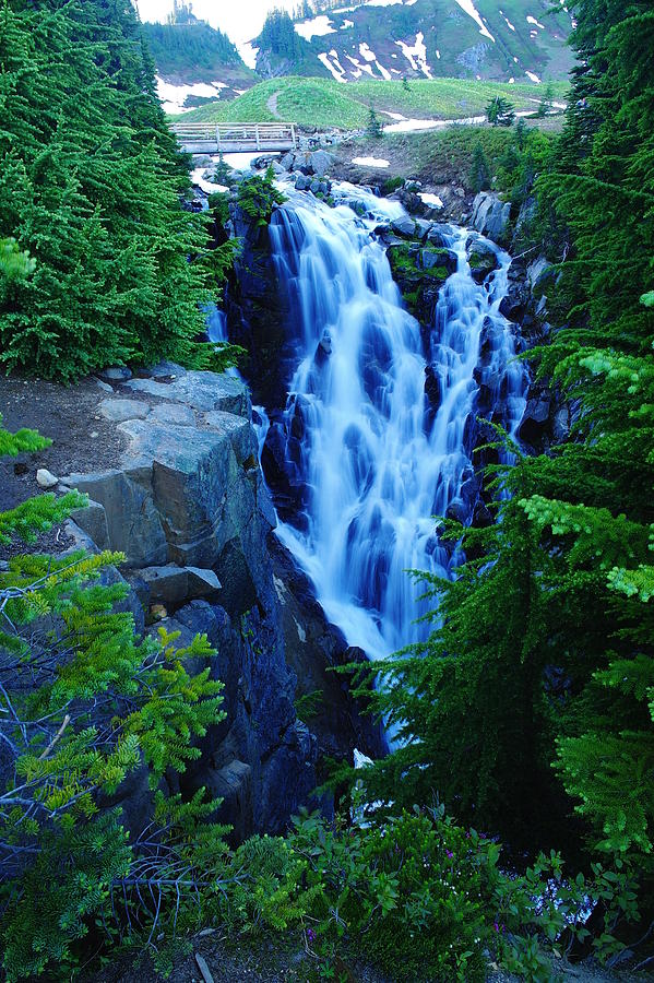 Myrtle Falls Photograph by Jeff Swan