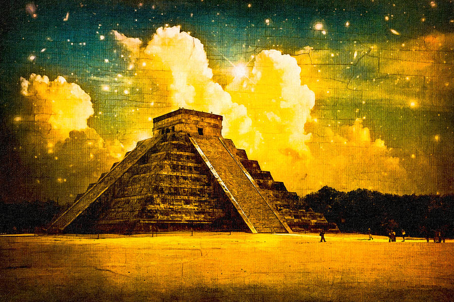 Unique Photograph - Mysteries Of The Ancient Maya - Chichen Itza by Mark Tisdale