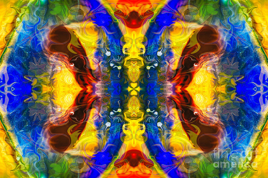Mysterious Dimensions Abstract Pattern Artwork by Omaste Witkowski Digital Art by Omaste Witkowski
