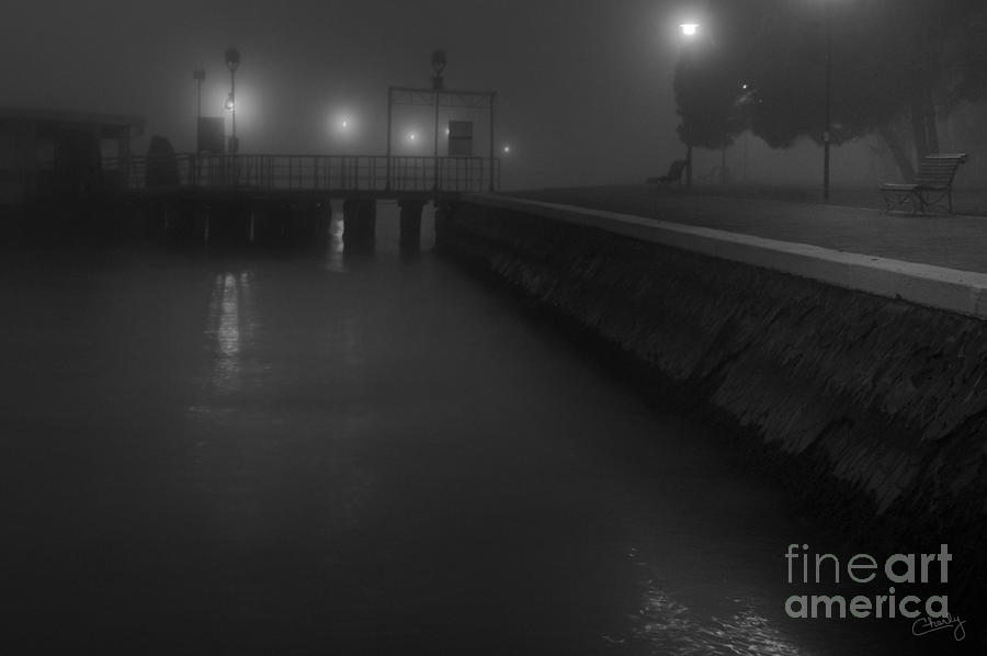 Black And White Photograph - Mysterious Venetian Night by Prints of Italy