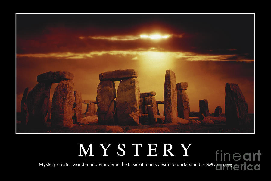 Mystery Inspirational Quote Photograph by Stocktrek Images