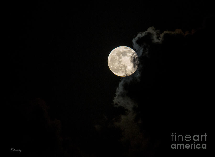 Planet Photograph - Mystery Moon by Rene Triay FineArt Photos