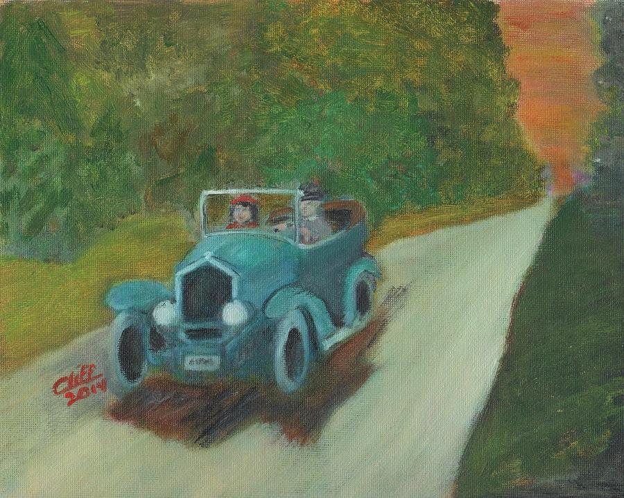 Mystery Ride Painting by Cliff Wilson