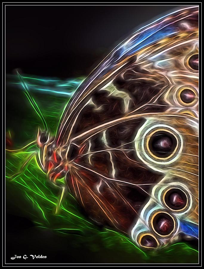Mystic Butterfly Painting by Jon Volden
