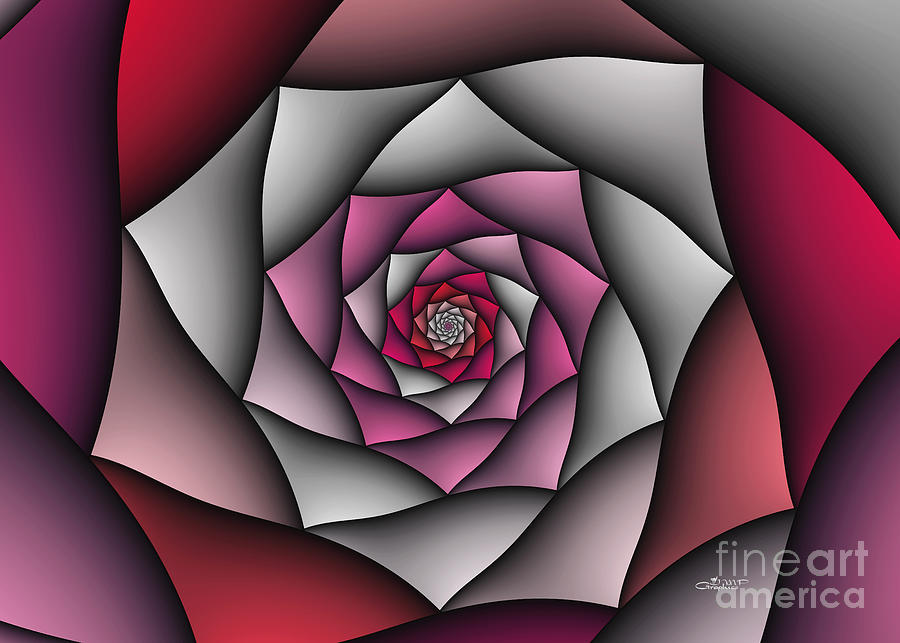 Mystic Flower Digital Art by Jutta Maria Pusl