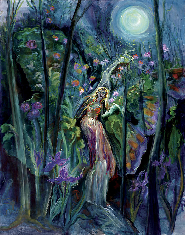 Mystic of the Woods Painting by Shari Silvey