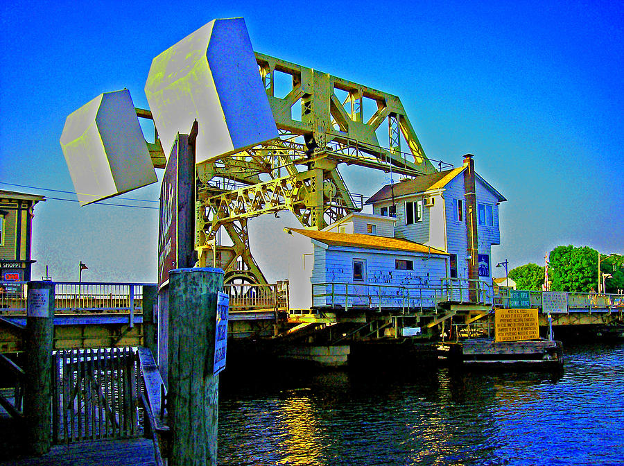 Mystic River Draw Bridge Photograph by Joseph Coulombe