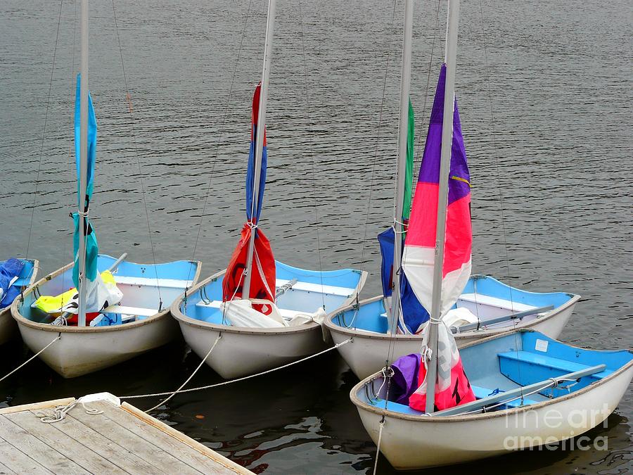 Mystic Seaport Photograph - Mystic Seaport Dyer Dhow Fleet Docked II by Christine Stack Mystic Seaport Photograph - Mystic Seaport Dyer Dhow Fleet Docked II by Christine Stack