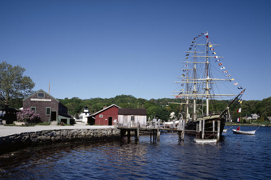 Mystic Seaport in Connecticut Photograph by Carol M Highsmith