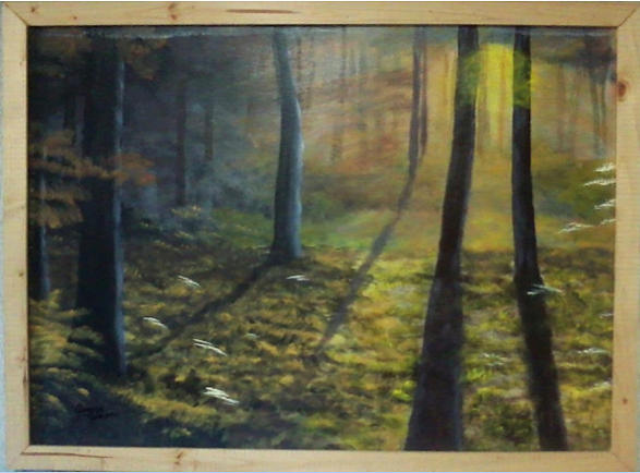 Sunrise Painting - Mystic Sunrise by Jimmy Johnson Sunrise Painting - Mystic Sunrise by Jimmy Johnson