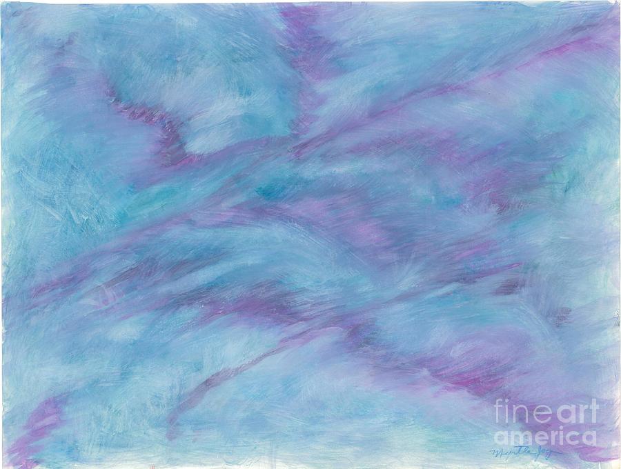 Abstract Painting - Mystic Water by Myrtle Joy