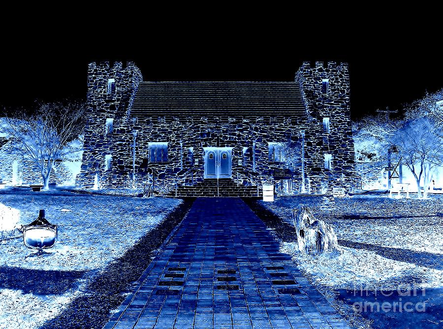 Wichita Mountains Wildlife Refuge Photograph - Mystical Castle - Midnight Blue by Mickey Harkins
