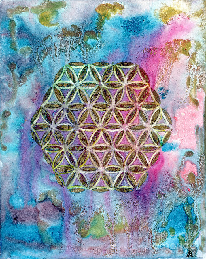 Sacred Geometry Painting - Mystical Morning  by AnaLisa Rutstein
