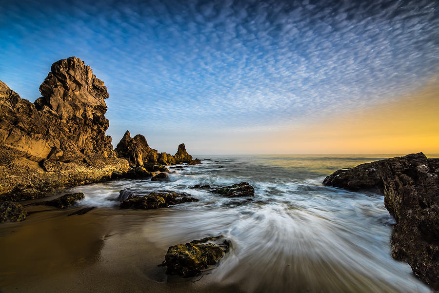 Newport Beach Photograph - Mystical Sunset 3 by Larry Marshall