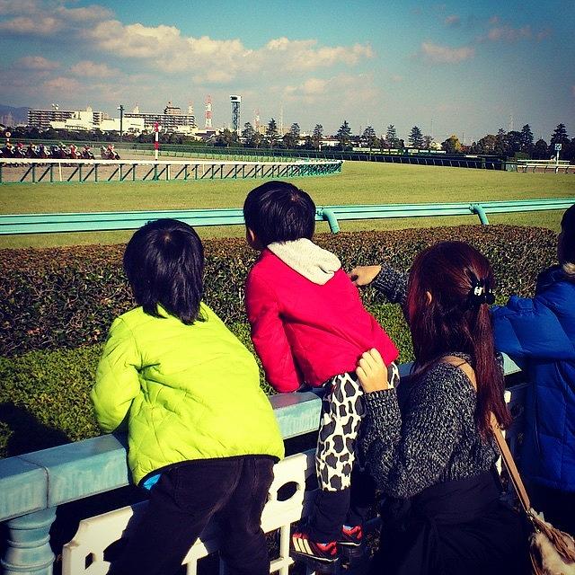 Racecourse Photograph - Racecourse by Yoshikazu Yamaguchi