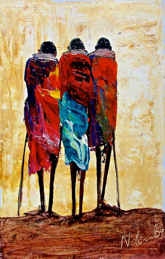 N 50 Painting by John Ndambo