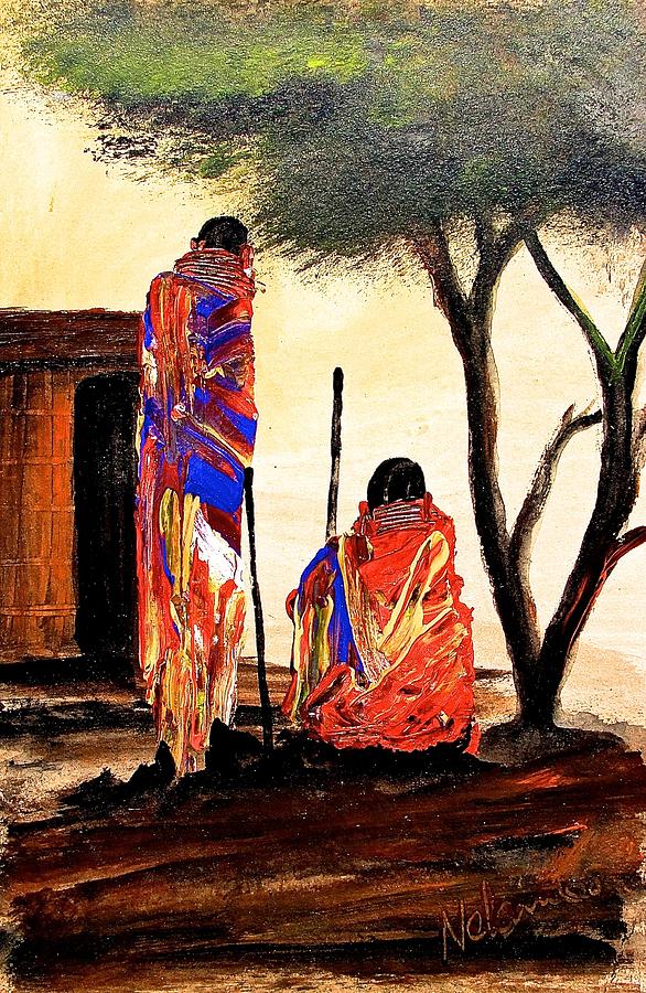 N 87 Painting by John Ndambo