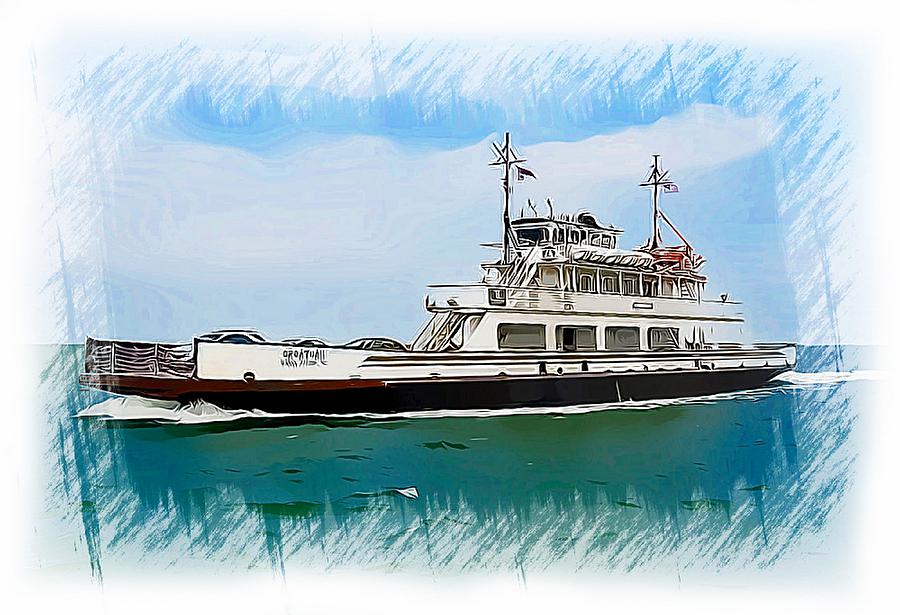 Boat Photograph - N C Ferry 1199 by J D  Whaley