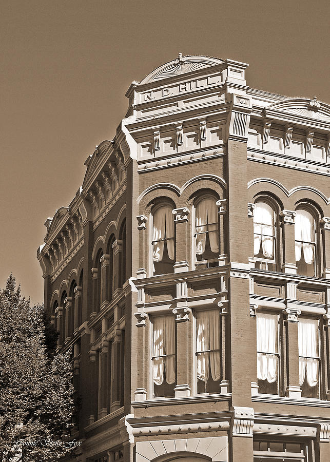Architecture Photograph - N. D. Hill Building. Port Townsend Historic District  by Connie Fox