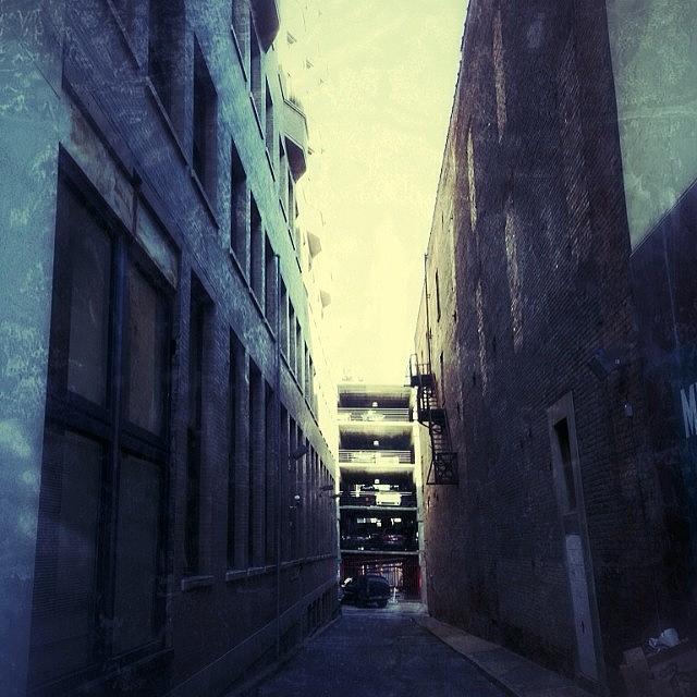 Love Photograph - N. Main Downtown Memphis Alley #iphone5 by Nathan Savage