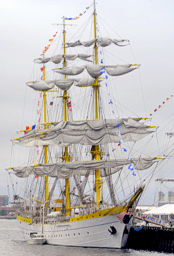 N S Mircea Tall Ship Photograph by Caroline Stella