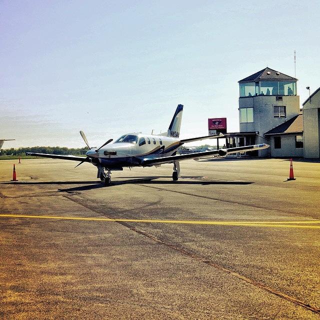 Tbm700 Photograph - N854ma, A Socata Tbm-700 Sits Patiently by Harrison Miller