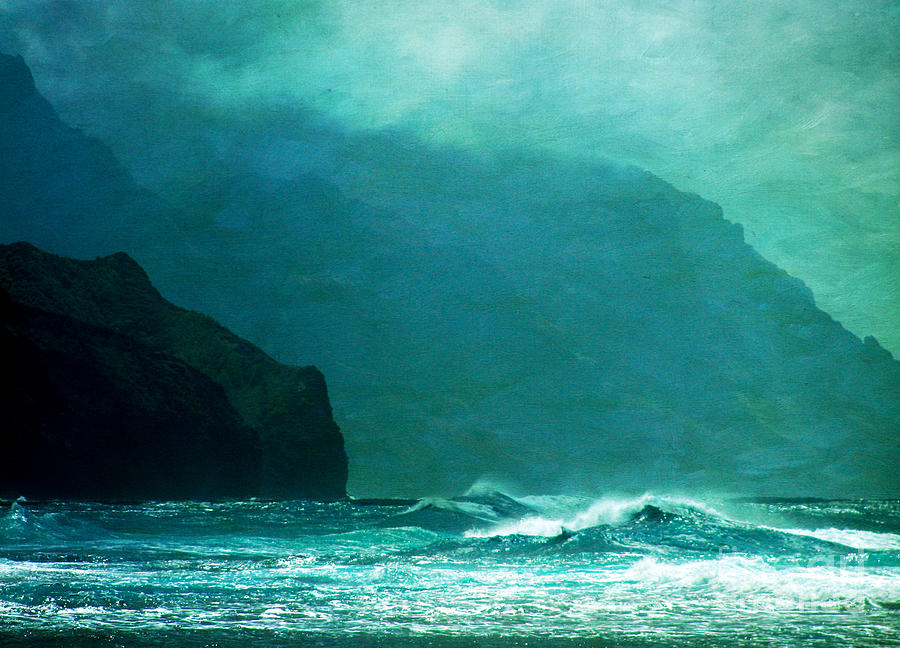 Landscape Photograph - Na Pali Coast by Roselynne Broussard
