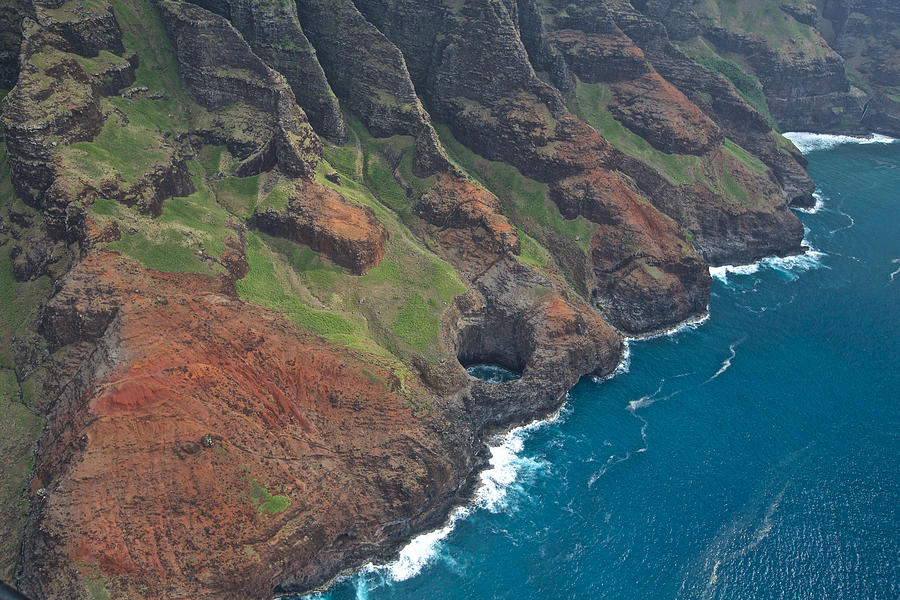 Kauai Colors Aerial Photograph by Steven Lapkin