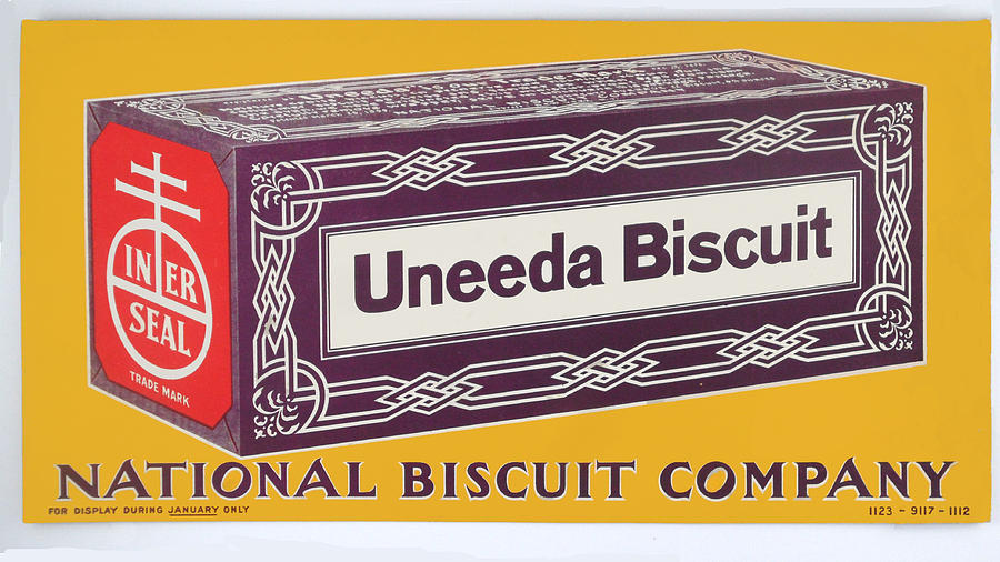 Streetcar Digital Art - Nabisco Uneeda Biscuit by Woodson Savage