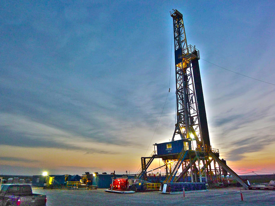 Nabors Rig in West Texas Photograph by Lanita Williams