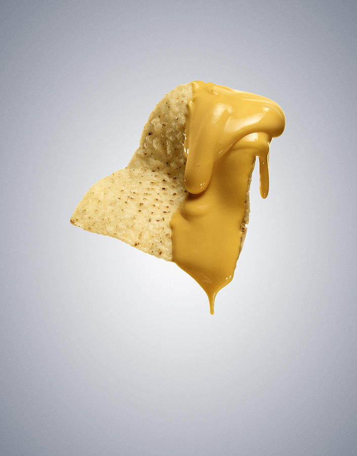 Nacho cheese chip Photograph by Joshua Sterns